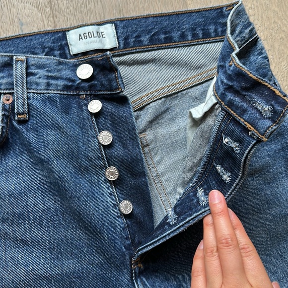 EUC agolde 90's pinch waist jean range size 25 - Picture 5 of 15